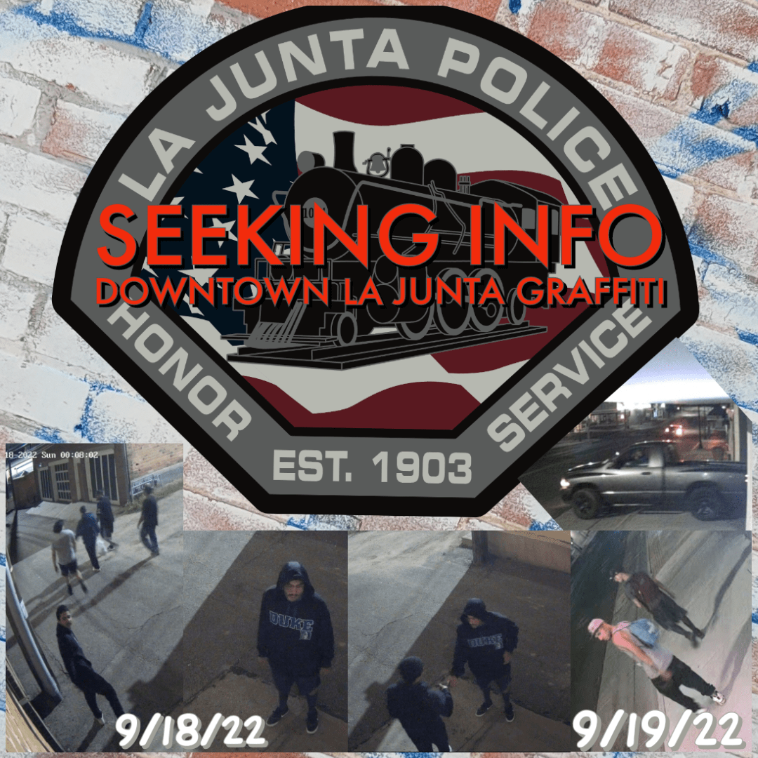 SECO NEWS La Junta Police Seeking Info on Downtown Graffiti... Part